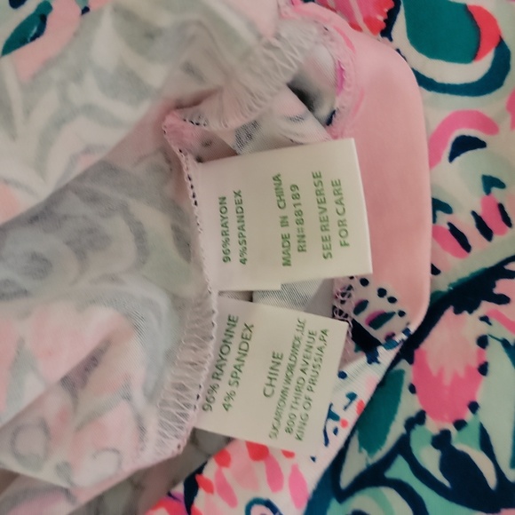 Lilly Pulitzer Size Medium Pink Passion Paisley Dress - Picture 5 of 6